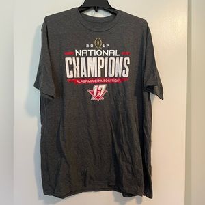 University of Alabama 2017 national championship tshirt